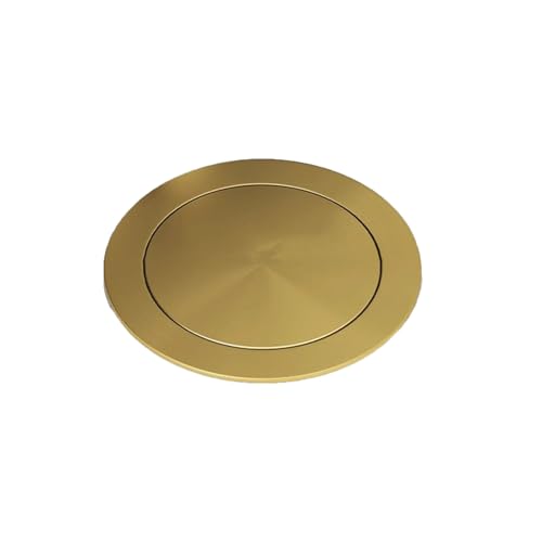 Cubo de basura redondo encastrado para encimera de cocina moderna y armarios de baño