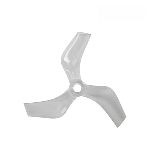 2 Pairs For D75 75mm 3 Impeller Propellers, Rc 3 Inch Toothpick 1408 1507 Brushless Motor Freestyle Racing Drone(2pairs Clear)