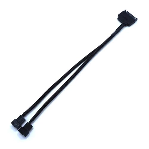 Cable adaptador divisor de ventilador 1 a 4 SATA 15Pin a 3/4Pin miniatura 4