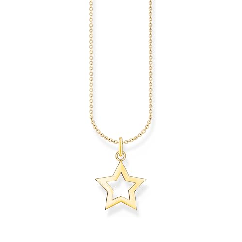 Chaîne Thomas Sabo argent doré or jaune le collier anti-ternissement pour peaux sensibles