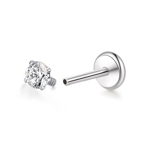 limerencia 18G Tragus Piercing Titanio, Médico Labio Piercing