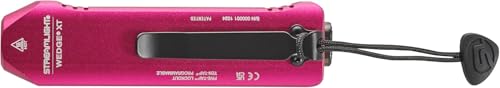 Image of Streamlight 88824 Wedge XT 500-Lumen 1,900-Candela Flat Everyday Carry Flashlight, Includes USB-Cable and Pocket Lanyard, Pink BCRF Edition