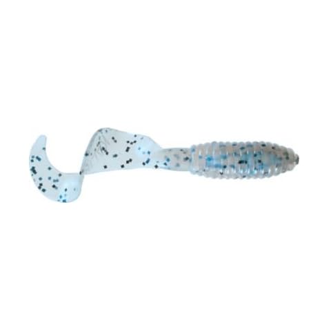 Kalin's 2G10-106 Lunker Grub Fishing Bait, Blue Pearl/Salt & Pepper, 2" Cover