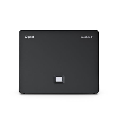 Gigaset BasicLine IP Basisstation fĂĽr Internet-Telefonie, Schwarz