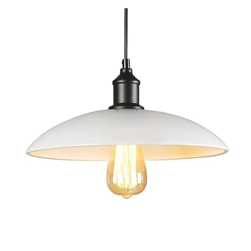 Suspension style industriel E27 éclairage créatif fer pot de 32cm pour entrée et loft