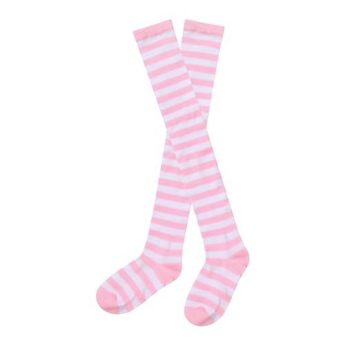 ABAFIP Women Cute Kawaii Anime Lingerie set Halter Strap Micro Bra Tiny Panty Garter Belt Striped Stockings 4Pcs Underwear