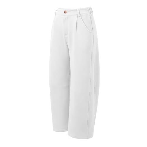 Black Barrel Pants Women High Waisted Business Casual Dress Work Pants - image 5