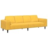 decoração sala sofá cinza 【 Materiales:】 Hecho de tela de pana elegante, este sofá es suave y transpirable, ideal para echar el día. Tiene una sólida base de madera para asegurar su durabilidad, logrando un gran equilibrio entre comodidad y resistencia.