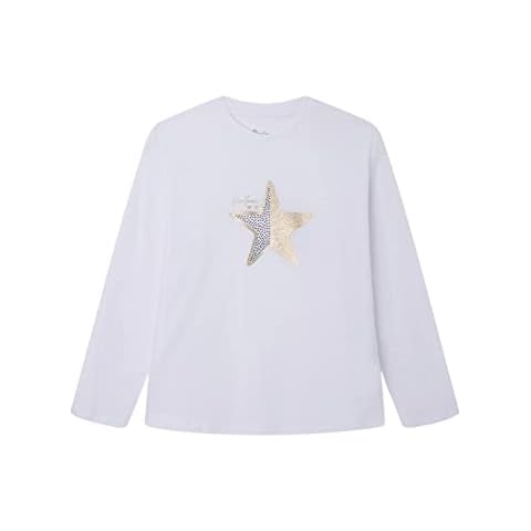 Pepe Jeans Brandie Camisetas Niñas, Blanco (White), 10 Años Cover