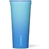 Corkcicle Classic Tumbler - Keeps Drinks Cold 9 Plus Hours - Triple Insulated Stainless Steel Drink Tumbler - Sliding Lid - Summer Drinkware Gift - Keeps Drinks Ice Cold - 24 oz - Boom Box Blue