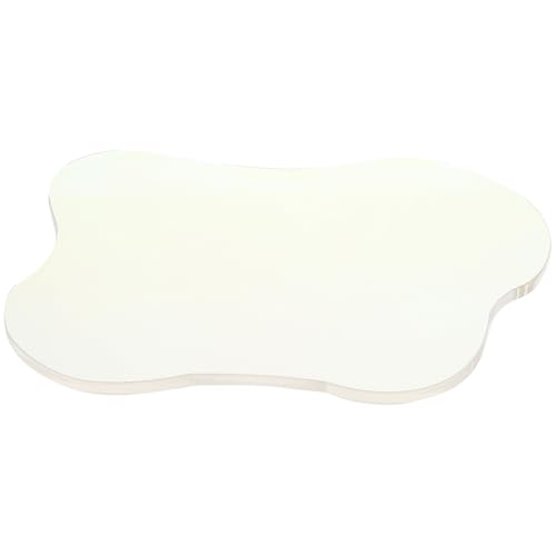 LOLIPPYY R彩透明アクリル不規則形状コースター 装飾プレート 熱絶縁カップマット クリエイティブ写真小道具 キッチンテーブル用 保護パッ