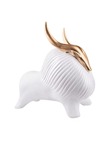 Image of The White Ink decor Yak Figurine Premium Gold