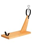 Jamonero de Madera Modelo Góndola Profesional – Soporte para Jamón Serrano e Ibérico con Agarres Metálicos – Base Estable y Diseño Tradicional – Ideal para Cortar Pata o Paleta en Casa o Restauración