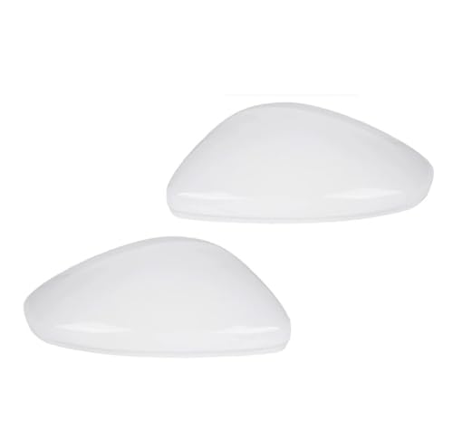 Coques rétroviseurs Opel Corsa F blanches avec protection anti-UV contre les rayures du quotidien