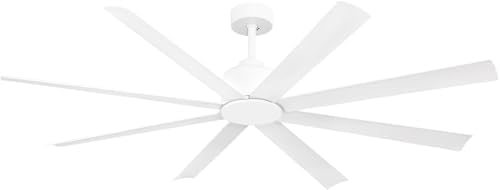 Maxim Lighting 88766MW Condor - Ceiling Fan-13.5 Inch Tall and 65 Inch Wide, Finish Color: Matte White