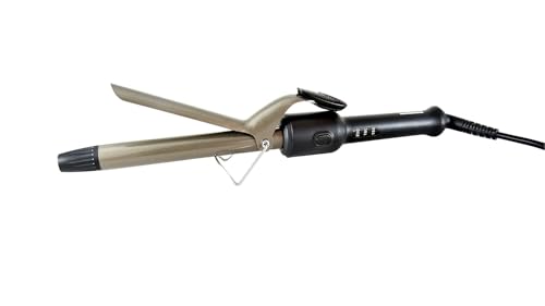 Torlen Professional Hair Curler Iron 25mm with Temperature Controller | Extra Long Barrel | Extra defined tight curls, Black