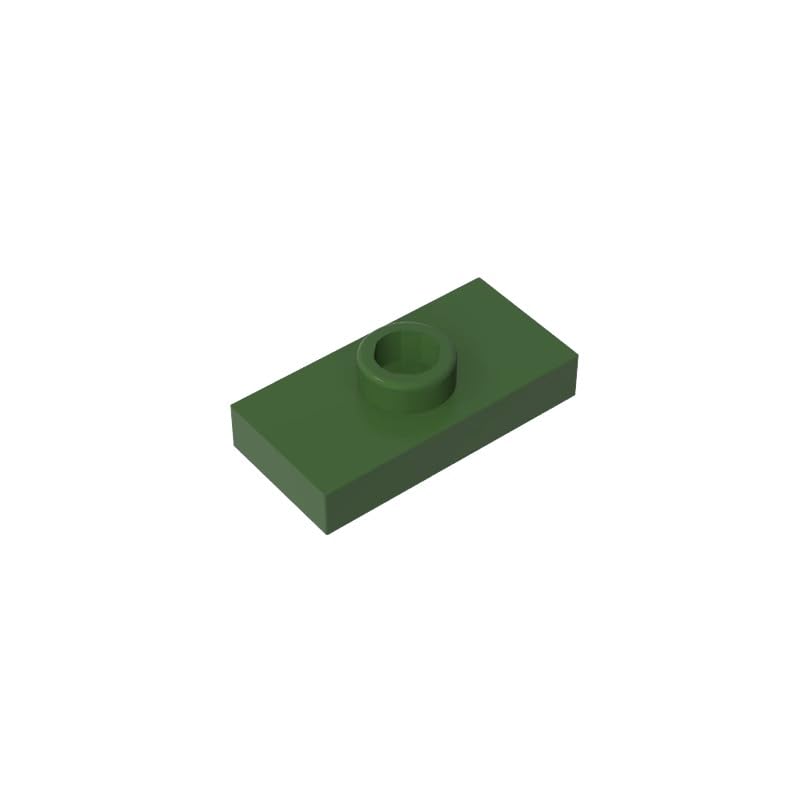 3794 Foundation Plate Special 1x2 with 1 Stud Without Groove, 50 PCS