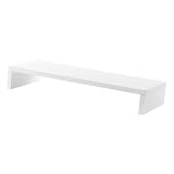 Aramox Supporto per Monitor in Legno, Base Rialzata per Computer con