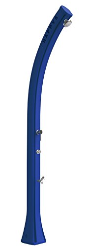 Arkema Happy Beach - Ducha Solar De Exterior, 28 L, Mezclador Temporizado Y Lavapiés