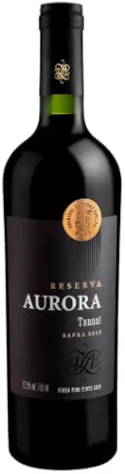 Vinho Tinto Tannat Aurora Reserva 2018 Adega Cooperativa Vinícola Aurora 750 Ml