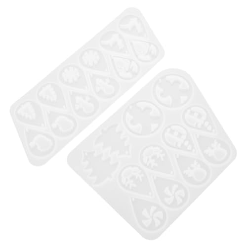 Alipis Molde de Silicona para Pendientes y Colgantes Forma de Gota de Agua 2 Piezas Material Seguro y Duradero Adecuado para Manualidades y Decoración de Joyería