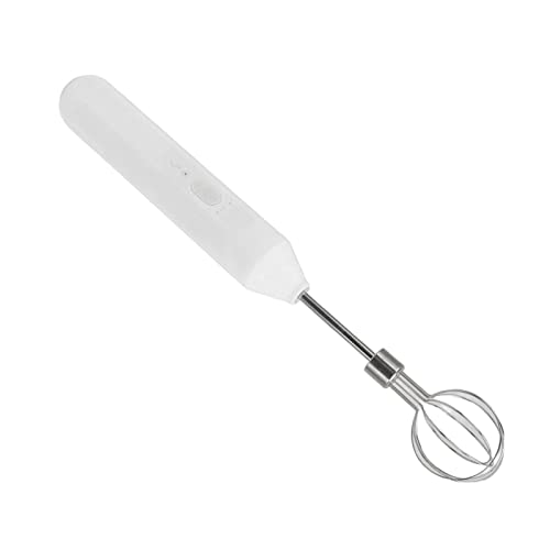 Sbattitore Elettrico, Frullino Per Le Uova, Frullatore Portatile, Batteria Da 1200 MAh, 3 Velocità,...