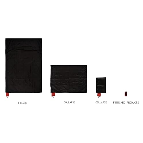 Mantas de picnic impermeables que repelen la arena con diseño plegable mini 7