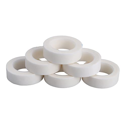TOVINANNA 12 Rolls Eyelash Tape Women Eyelash Tape Tape Salon Eyelash Tape White