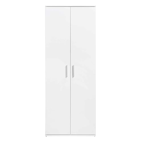 AVANTI TRENDSTORE - Premeno - Armadio multiuso in legno laminato con 2 ante a battente e 3 ripiani. Dimensioni LAP ca. 64x167x33,4cm