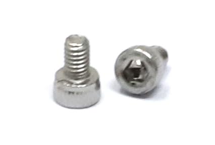 Image of iexcell 100 Pcs M2.5 x 4mm Thread Pitch 0.45 mm Stainless Steel 304 Hex Socket Head Cap Screws Bolts Kit