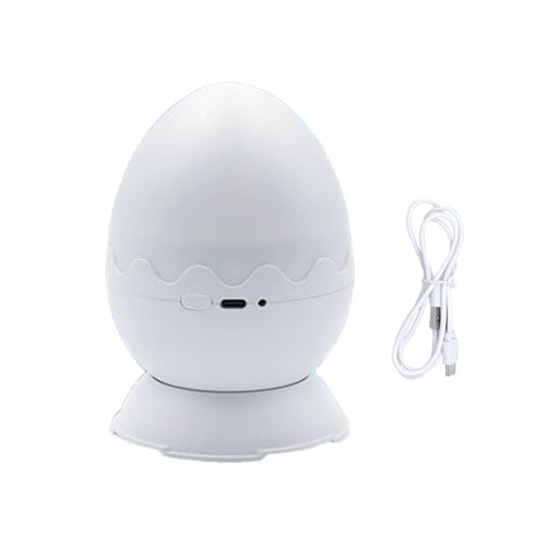 Proyector Night Light - Dinosaurio en forma de huevo estrellado, efecto galaxia rotativo, brillo ambiental suave, decoración de dormitorio divertida para niños, adolescentes, habitaciones, manta, sch