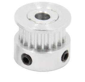 GT2 20 tooth Timing Pulley made of Aluminium material / 2GT 20teeth Bore 5mm Width 6mm / Synchronous Wheel Gear with Screw Teeth CNC / 3D Printer Part Qty 1 pc