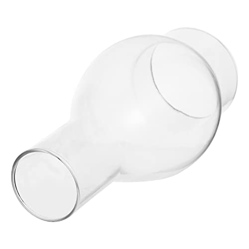 PATKAW Abat-Jour de Cheminée en Verre 1 Pc Lampe à Pétrole Clair Lampe à Huile Remplacement de La Lampe Cheminée en Verre pour Lampe à Huile