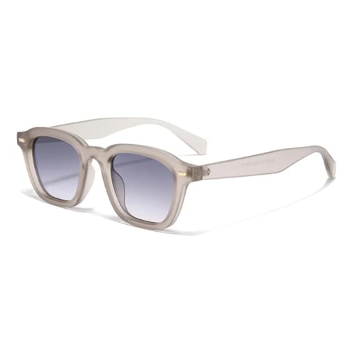Lunettes de soleil vintage homme tendance verres dégradés UV400 rivets colorés