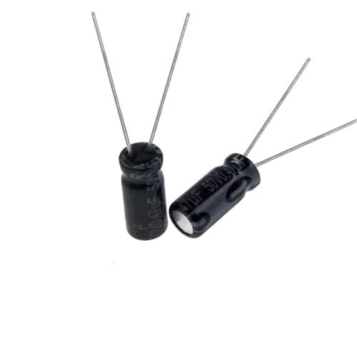 Condensateur 0.47 uF 50V radial aluminium 470nF pour réparation et prototypage audio