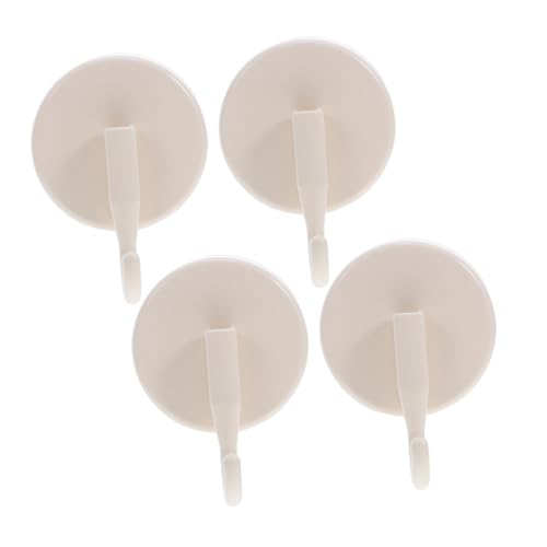 Gadpiparty 4個強力吸盤フック 耐荷重キッチン浴室用 無痕で再利用可能 タオルローブ収納に対応 簡単取り付けでルガラス鏡面に