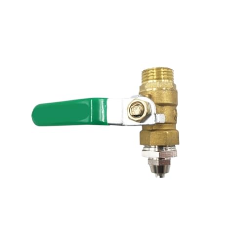 Interruptor de control de agua dental con válvula de bola de 1/4, kit de 5 unidades 3