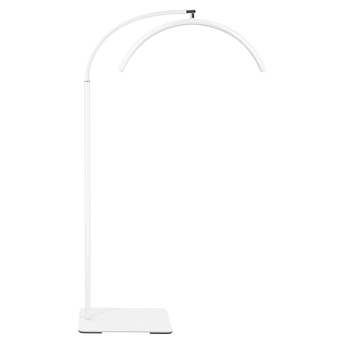 Image of Half Moon LED Floor Light - Professional Shadow-Free Lamp for Lash Techs, Estheticians & Tattoo Artists | Remote Control & Dimmable for Eyelash Extensions, Nail Art, Home & Office