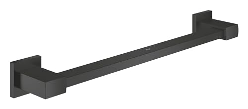 Barre d'appui GROHE Start Cube 504mm noir mat en métal à fixations cachées - 2