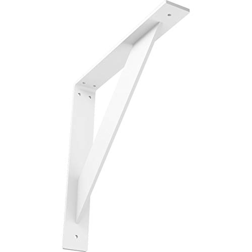 2" W x 14" D x 14" H Traditional Steel Bracket, White Primer