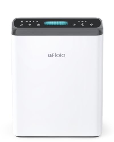 afloia air purifier for home large room bedroom up to 2000ft with pm25 air quality monitor smart auto mode washable pre filter cleaner for pet europa 20