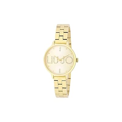 LIU JO Time Orologio Da Donna Nel Colore Oro Con Bracciale In Acciaio Inossidabile, Impermeabilità: 3 Bar, Diametro Cassa: 32 Mm, TLJ2040