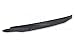 for 2010-2013 Chevrrolet Camaro | EOS ZL1 Style Rear Trunk Lid Wing Spoiler with Aluminum Glossy Black Center WickerBill Insert (ABS Plastic - Matte Black)