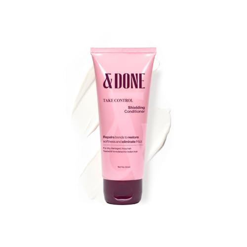 Image of &Done Conditioner for Dry, Frizzy Hair | Professional Bond Repair Conditioner Suitable For All Hair | Reduces Frizz, Repairs Bonds & Controls Breakage | Hydrates & Strengthens Hair from Root to Tip | Compatible with Chemically Treated Hair | SLS & Paraben Free