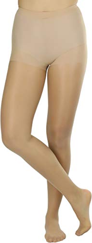 Image of ToBeInStyle Women's Control Top Sheer Footed Pantyhose Hosiery Tights Stockings