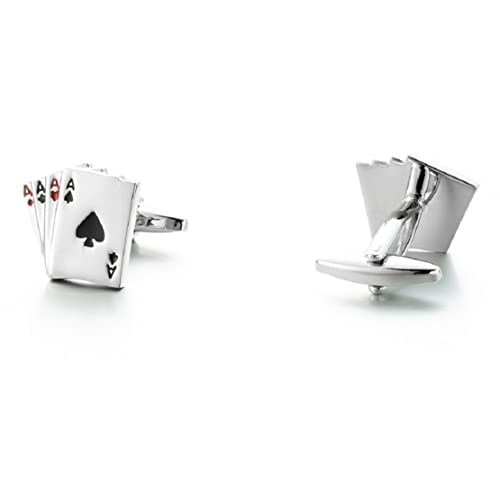Mancuernillas Lucky Poker para Hombre miniatura 2
