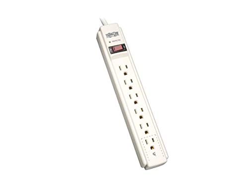 Portable & Gadgets Tripp Lite TLP604 Surge Protector Strip 120V 6 Outlet 4ft Cord 790 Joule