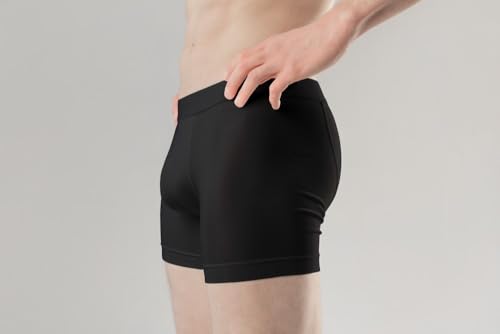 Image of HK47 Men Underwear Pack, Ice Silk Stretchable Breathable Trunks, Regular Fit Men's Brief, Anti Bacterial Quick Dry Innerwear for Men