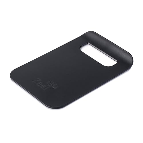 Zeal “Straight To Pan” Slim Kitchen Chopping Board, Plastic, Black, 21.5 x 14.5 x 2 cm