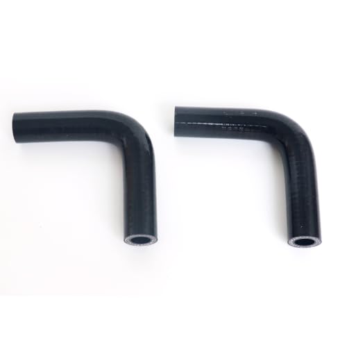 Image of ID 5 /8 inch 16mm 90 Degree Elbow Coupler Heater Hose Silicone 4-Ply | Reinforced Turbo Intercooler Intake Piping Hoses High Temp 4'' Leg Length